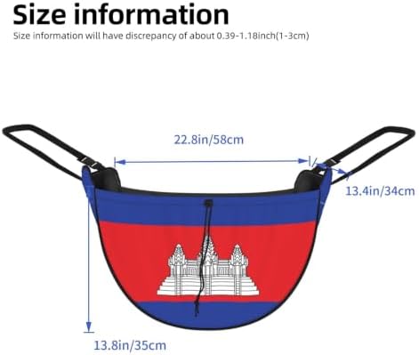 Flag of Cambodia Car Seat Organizer-Backseat Storage Bag for Travel