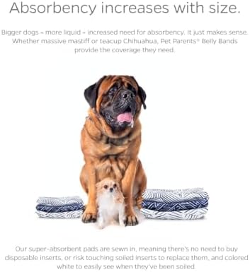 Pet Parents® Washable Belly Bands for Male Dogs (3pack) + Extendrs® of Durable Dog Diapers Male, Premium Male Dog Diapers & Dog Wraps (X-Small, Kahuna)