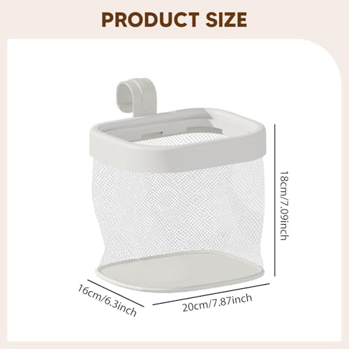 Pet Fence Dog Toy Storage Baskets Set, Hanging Cage Storage Box Organizer for Easy Access Pet Supplies, Reinforced Puppy Stuff Bins 7.87x6.30x7.09 inch