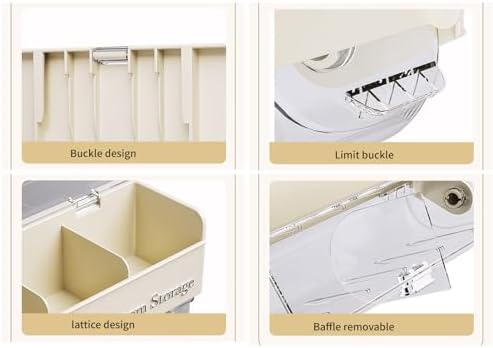 Home Accessory Daily Use Clear Sturdy PP PET Underwear Drawer with Adjustable Dividers for Efficient Organization Space Saving Organizers