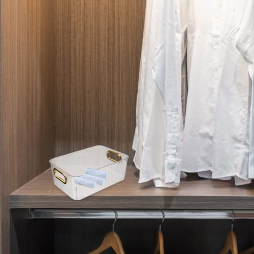 White Pet Storage Box for Bedroom and Powder Room, Dustproof Drawer Organizer with Smooth Polishing and Strong Load-bearing Capacity, for Socks and Accessories Storage