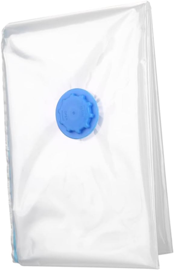Vacuum Storage Bags 50x60cm PET and PE Waterproof Compression | White Space Saver Organizer, Sealed Bag Design, Clothes and Comforter Storage, Vacuum Compression Use