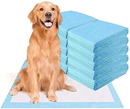 DI4Y SG Stock | Disposable Dog Pet Training Pee Pads, Ultra Absorbent Pee Underpads, Incontinence Puppy Bed Pads, Unscented Portable for Outdoor, Small Medium Large Dogs (Medium - 45x60cm, 50pcs)