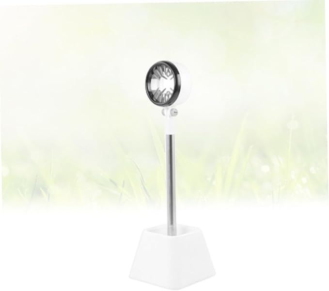Mikikit Pet Hair Dryer Stand with Rotation and Material Hands Hair Dryer Holder for Easy Pet Drying White Color with Carton Packaging