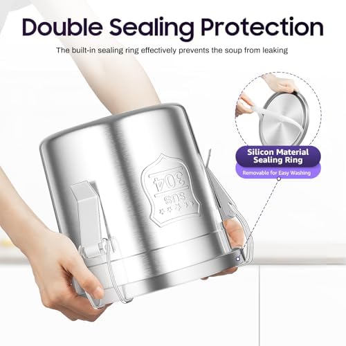 304 Stainless Steel Airtight Canister w/Lid(6L/1.59Gal)