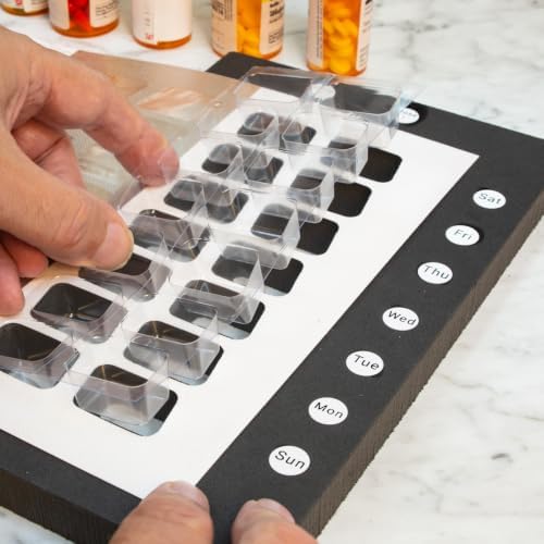 MPS MedPack 14 Compliance Pack - 7-Day 2-Pass (2-Doses Per Day) Disposable Multi-Med Blister Card Starter Kit with 26 Cards & Blisters, Sealing Template & Roller