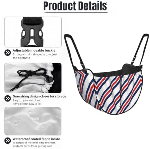 Diagonal Stripe Art Car Seat Organizer-Backseat Storage Bag for Travel | Waterproof Durable. Holds Snacks Gear Essentials. Fits Most Cars.