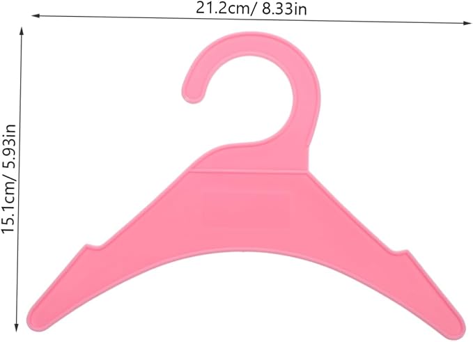 BESPORTBLE 10pcs Pet Clothes Hangers Dog Apparel Organizers for Small Dogs Cats Non- Plastic Garment Rack Space-Saving Design for Pet Clothing Storage