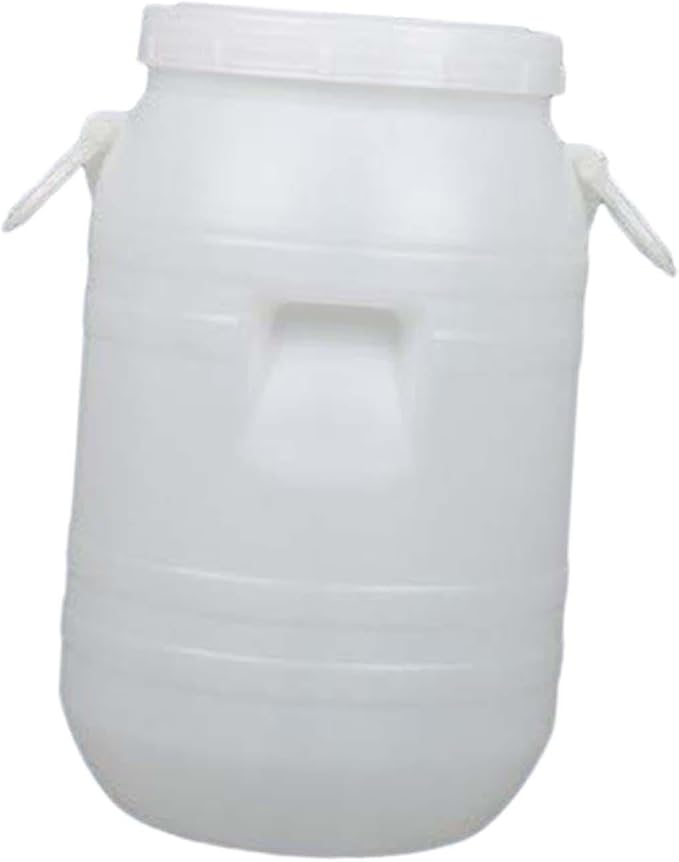 Pp Bucket with Lid Food Storage Container for Pantry Supplies Storage Bin for Pet Food Kitchen Indoor Outdoor, 15 L Round