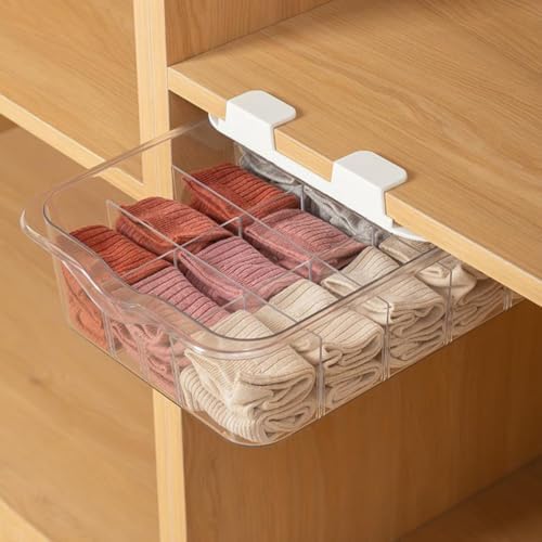 UKCOCO Pet Drawer Organizer Box with 15 Compartments for Closet