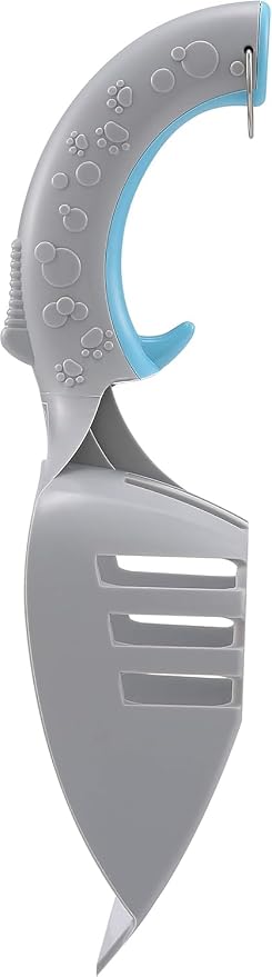 Fresh Step All-In-One Cat Litter Scoop with Ergonomic Handle, 2-Pack | Deep shovel design, ergonomic handle grip, Kitty Litter Scooper for fast and easy daily scooping