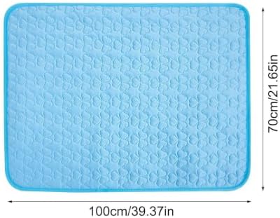 Indoor Cooling Mat, Outdoor for Dogs, Anti-Slip Sleeping Rug, Easy to Use | Summer Washable Cat, Cooling Mat for, Kennel Crate Sofa, Home Puppy Travel, Bedding Small Medium, Dog Kitten Floor