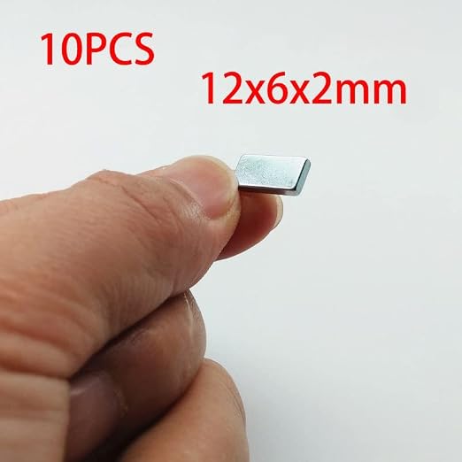 12x6x3mm Block Strip Super Neodymium Rectangular NdFeB Rare Earth Iron Boron Permanent Magnetic Imanes Magnets(10pcs 12x6x2mm)