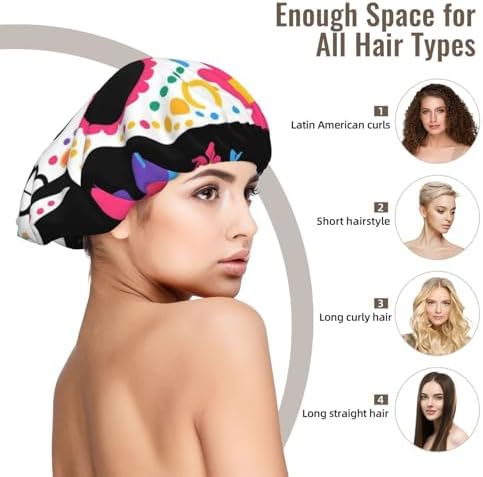 Adjustable Silk Satin Night Cap Women's Men's Sleep Cap
