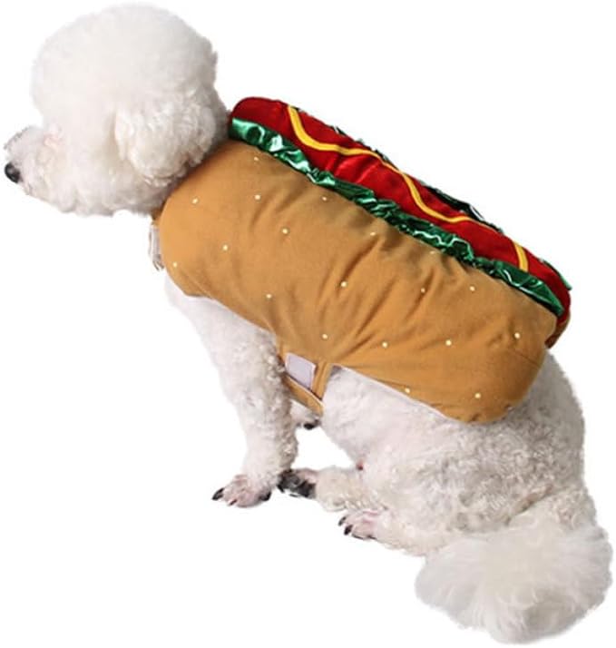 Warm Pet Clothes for Dogs and Cats, Lightweight Polyester Halloween Costume with Easy to Wear Design, Creative Orange Outfit for Holiday Parties