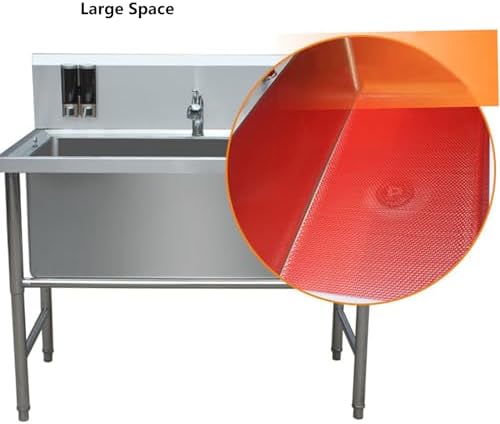 Stainless Steel Pet Grooming Tub-Professional Washing Station with Shower for Easy Bathing and Grooming At Home.40in/100cm