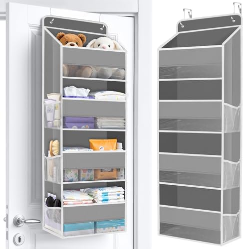 Over The Door Organizer Storage behind Door Hanging Organizer for Nursery