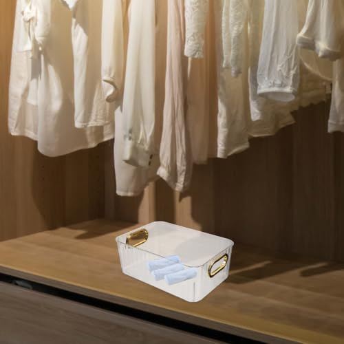White Pet Storage Box for Bedroom and Powder Room, Dustproof Drawer Organizer with Smooth Polishing and Strong Load-bearing Capacity, for Socks and Accessories Storage