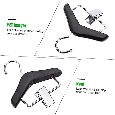 Toddmomy 1pc Pet Apparel Hanger Plastic Dog Clothing Rack Organized Dog Clothes Clip Suitable for Pet Pants Keeps Puppy Apparel Neat and Dry