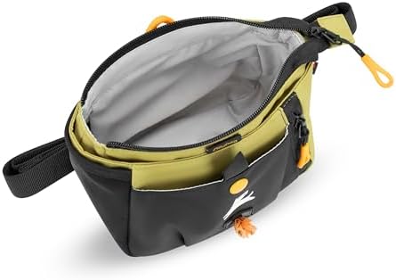 OllyDog Backcountry Day Bag | Dog Training Treat Pouch | Eco-Friendly Recycled Fabric Fanny Pack with Zipper Closure, Built-in Poop Bag Dispenser & Adjustable Waist Belt (Alchemy)