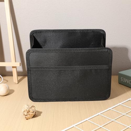 iplusmile Car Seat Organizer 9.44X6.69X5.31In Foldable Hanging Storage Box with Removable Base Waterproof Oxford Cloth Backseat Trash can for Family Travel Daily Commute Pet Transport