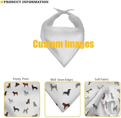 Howilath Halloween Skull Pumpkin Dog Bandana Triangle Bibs Scarf Accessories Puppy Triangle Bandana for Small Medium Large Pet