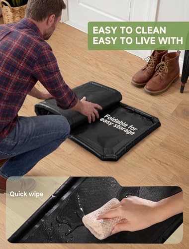 Shoe Mat, Large Boot Mat for Entryway Indoor- 40.5" × 17.7"