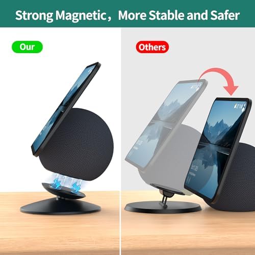 HomeMount Show 11 Stand Swivel, Adjustable Stand for Show 8 2025 Release, Tilt 18 Degrees Forward & Backward Magnetic Non-Slip Bottom Adjustable iPhone 12 & Show 8/11 Accessories (Graphite Grey)