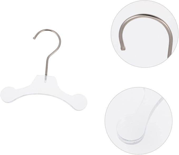 POPETPOP Household Dog Hanger Non-Skid Pet Clothes Hanger Convenient Design Hook Dog Apparel Organizer for Outdoor Use