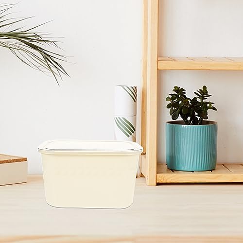 TEHAUX Book Storage Organizer Lid Pet Container for Home Office Kitchen and Bathroom for Books Toys Snacks