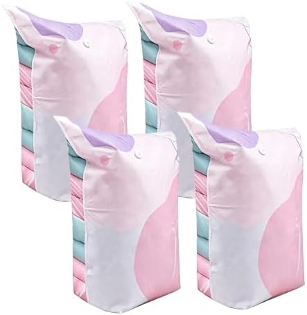Moving Ready Vacuum Storage Bags for Bedding and Clothes Organizers for Dorm Home Travel Storage Clothes Organizers