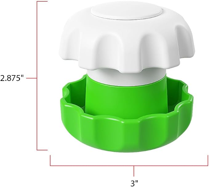Ezy Dose Pill Crusher & Tablet Grinder, Storage Compartment, Large, Green | Pill, Vitamins, Tablets, Crusher for Pets, Elderly, Crushes Medications into Fine Powder, Easy-to-Use Design, BPA Free