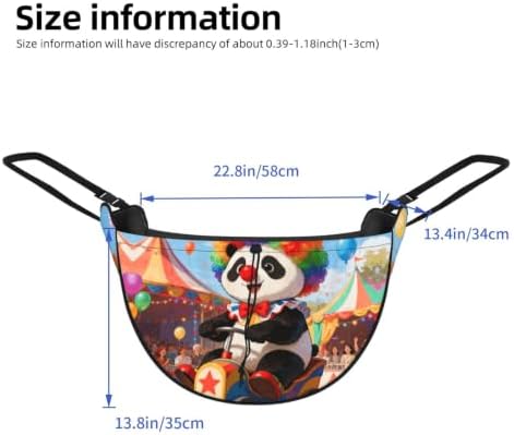Panda Clown Car Seat Organizer-Backseat Storage Bag for Travel | Waterproof Durable. Holds Snacks Gear Essentials. Fits Most Cars.