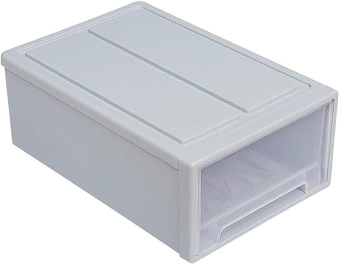 Zerodeko 1pc Thicken Storage Organizer Box Stackable Household Container for Clothes Toys Books and Sundries Lightweight Versatile Drawer Style