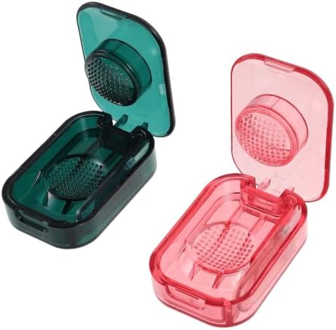 Mobestech Portable Pet Medicine Pill Cutter and Grinder with Multiple Compartments for Small Pets 2pcs Plastic Material, Easy Classification, for Travel and Walks