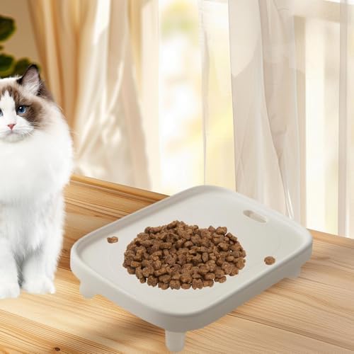 Pet Feeder Stand Elevated Holder Anti Vomiting Cord Storage Portable Automatic