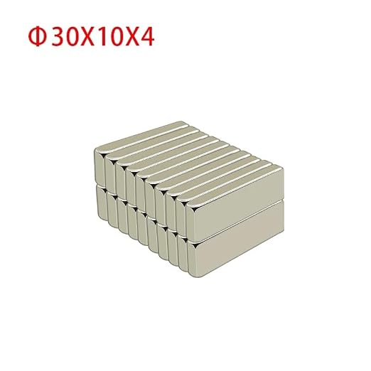 Neodymium Strip 30x10x4mm Small Rectangular Super Permanent Rare Earth Imanes Magnetic Strip Magnets(30X10X4(30PC))
