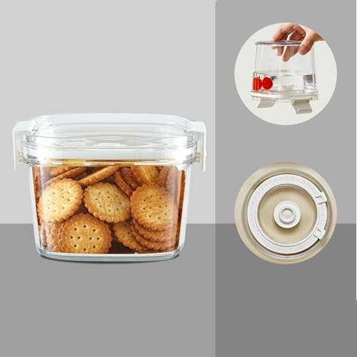 Vacuum Coffee Canister - Airtight Tea & Grain Storage Box With Date Display