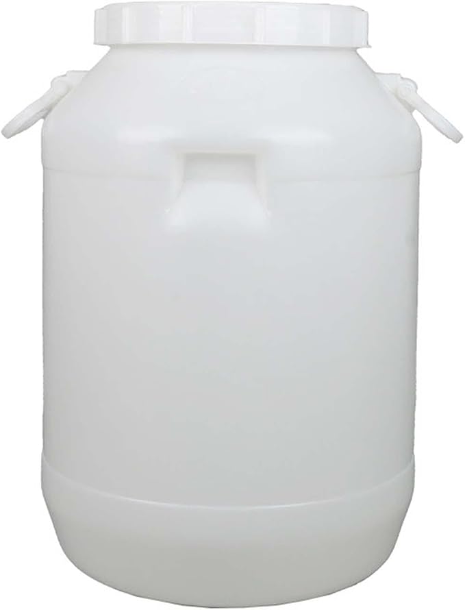 Pp Bucket with Lid Food Storage Container for Pantry Supplies Storage Bin for Pet Food Kitchen Indoor Outdoor, 10 L Round