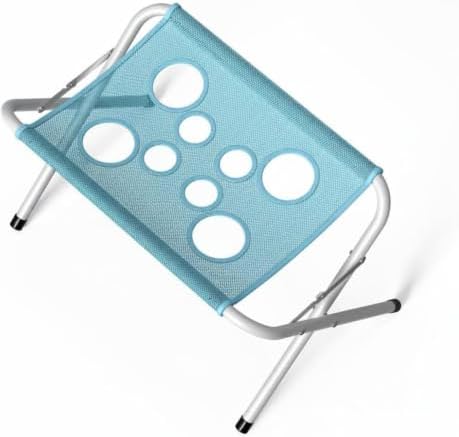 Grooming Pet Bath Stand Mesh Bathing Station, Foldable Metal Frame, Blue | Foldable Metal Structure with Quick Surface and Strap Suitable for pet Washing Maintenance Travel Grooming