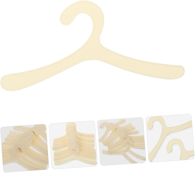 Milisten 24pcs Pet Clothes Hangers for Dog and Cat Apparel Sturdy Organizers for Stylish Wardrobe Convenient Design for Easy Hanging and Storage of Pet Clothing