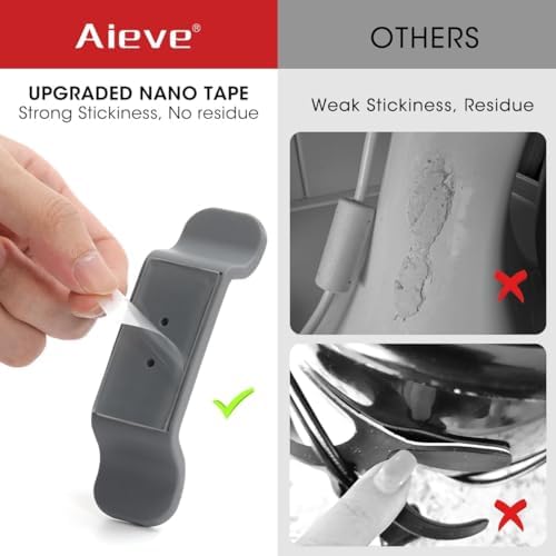 Aieve Cord Organizer for Appliances, 6 Pack Kitchen Appliance Cord Organizer, Appliance Cord Wrapper Cord Holder Cord Keeper Stick on Mixers, Coffee Maker, Pressure Cooker, Blender, Air Fryer
