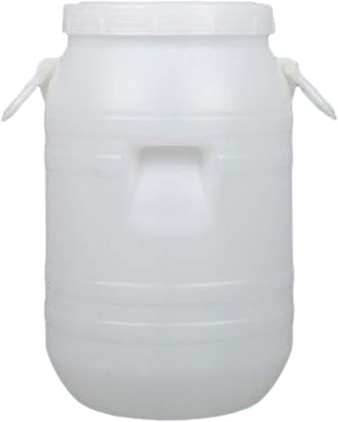 Pp Bucket with Lid Barrel Multifunctional Storage Bin Food Storage Container for Pantry for Rice Pet Food Hotel Bar, 15 L Round
