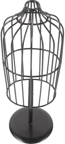 Portable Iron Pet Dress Mannequin Stand for Dog and Cat Clothes Display with Unique Design and Excellent Durability, Indoor and Outdoor Use Compact Dark Dress Hanger for Puppy