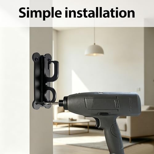 ESPETS Dog Black Tie Out Wall Hook Anchor, Secure Dog Leash Holder