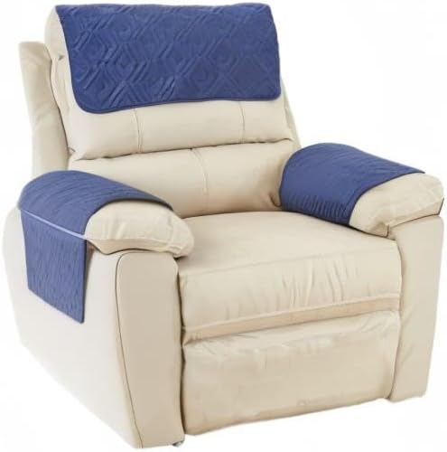 XMAYODS 3 Pcs Recliner Covers Sherpa Arm Covers for Recliner Chair with Storage Pockets Headrest Cover for Recliner Chair Armchair Slipcovers for Sofa Recliner Protector (Color : #7)
