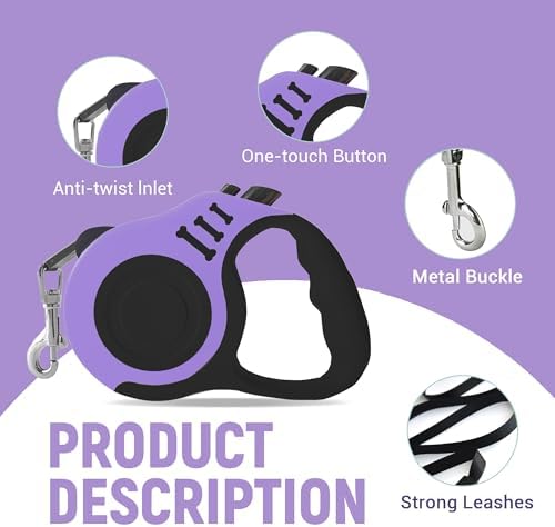 Retractable Dog Leash Automatic Telescopic Tractor Dog Tape