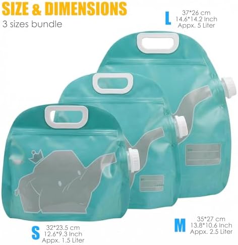 3-Pack Pet Food Storage Bags with Wide Mouth & Twist Cap, Stand-Up Leakproof Kibble Container Pouches, 4-Layer Airtight Dry Dog Cat Food Storage