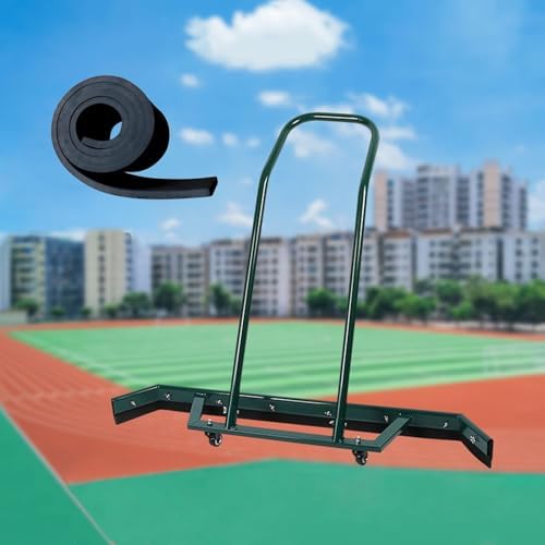 ERRULAN Floor Squeegee W/Replacement Rain Shuttle, 59 Inch Wide Aluminum Alloy Water Pusher Cleaner Cart for Rain Snow Leaves Garbage, Pet Hair Remover Equipment for Patios Garages Swimming Pools