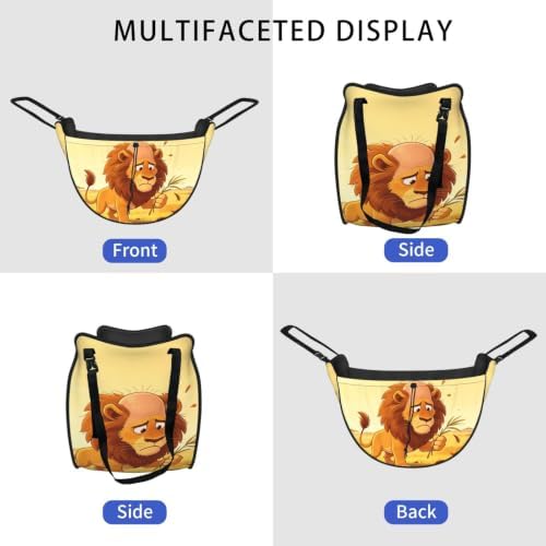 Bald Lion Car Seat Organizer-Backseat Storage Bag for Travel | Waterproof Durable. Holds Snacks Gear Essentials. Fits Most Cars.